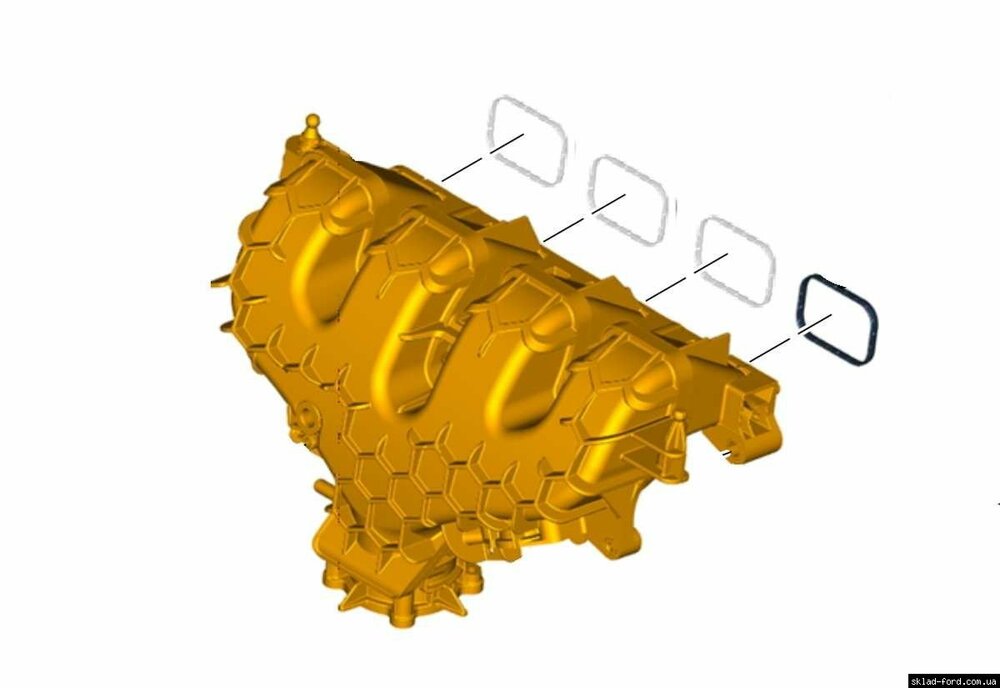 Прокладка впускного коллектора форд